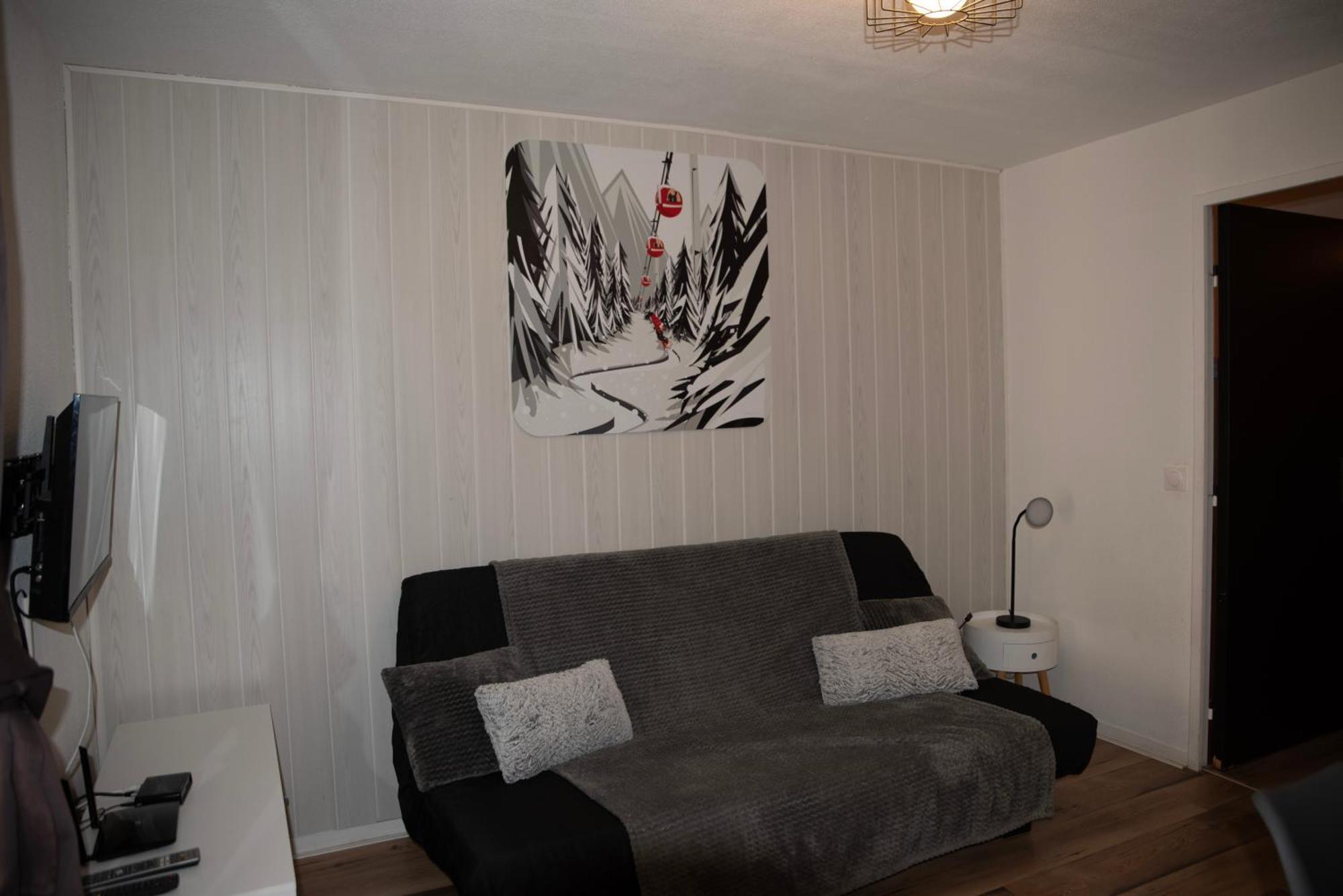 Poutran 2, Studio 4 Personnes Au Pied Des Pistes Avec Grande Terrasse Oz Eksteriør billede